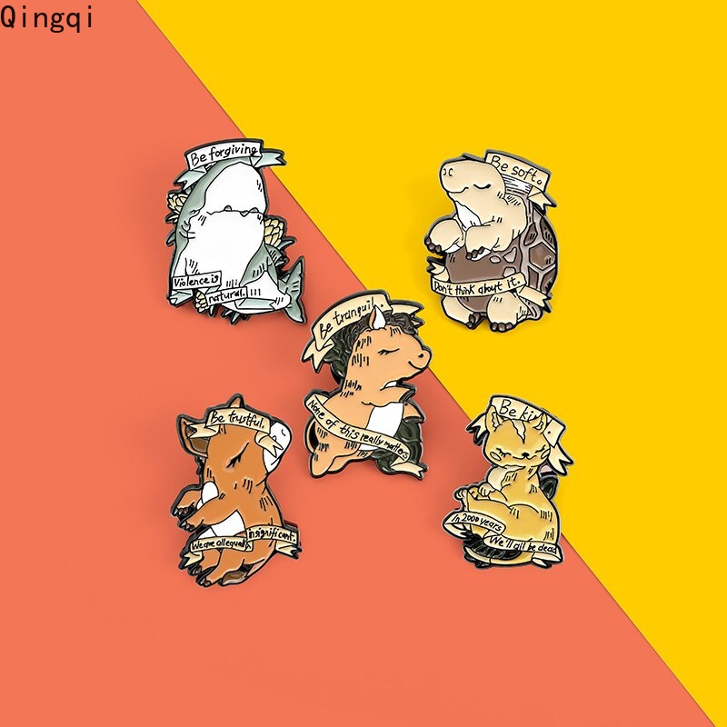 Ghim cài áo Miss Zoe hình động vật hoạt hình đáng yêu