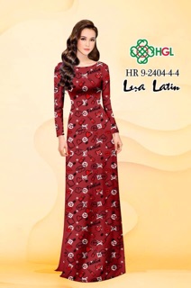 Vải áo dài lụa latin 250k/áo, 350k/bộ