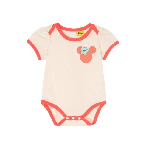 Bộ bodysuit sơ sinh bé gái cộc tay RABITY họa tiết mickey 5015