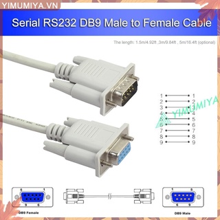 Dây Cáp Mở Rộng Chuyển Đổi Từ Cổng Rs232 9-pin Male Sang Female Db9 9pin Pc