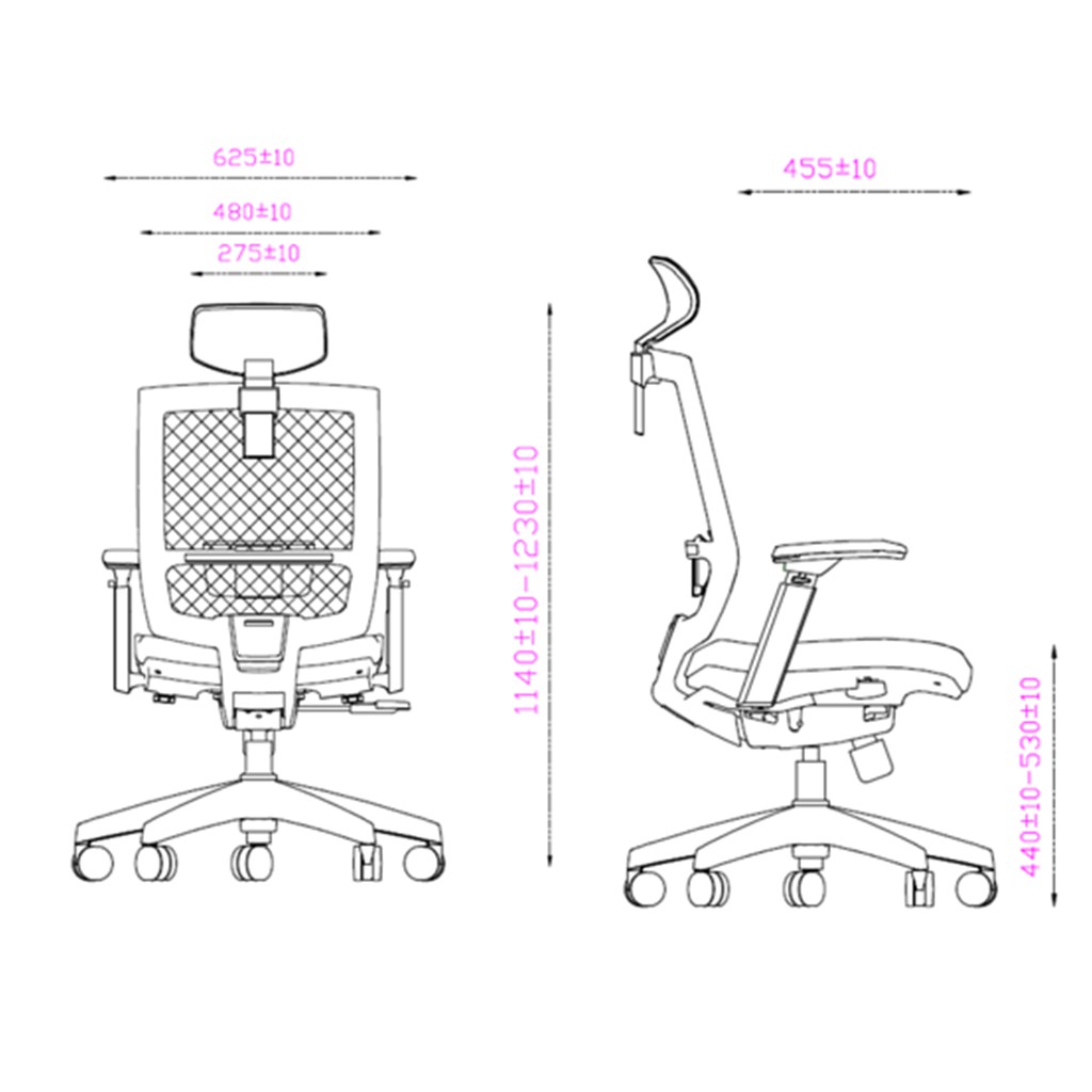 Ghế Văn Phòng Cao Cấp Ergoto Ergonomic office chair Velar X04H-NL