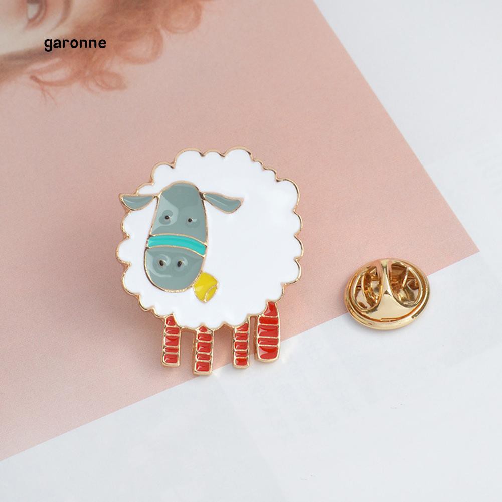 Ghim cài áo hình chú cừu hoạt hình đáng yêu cho nữ
