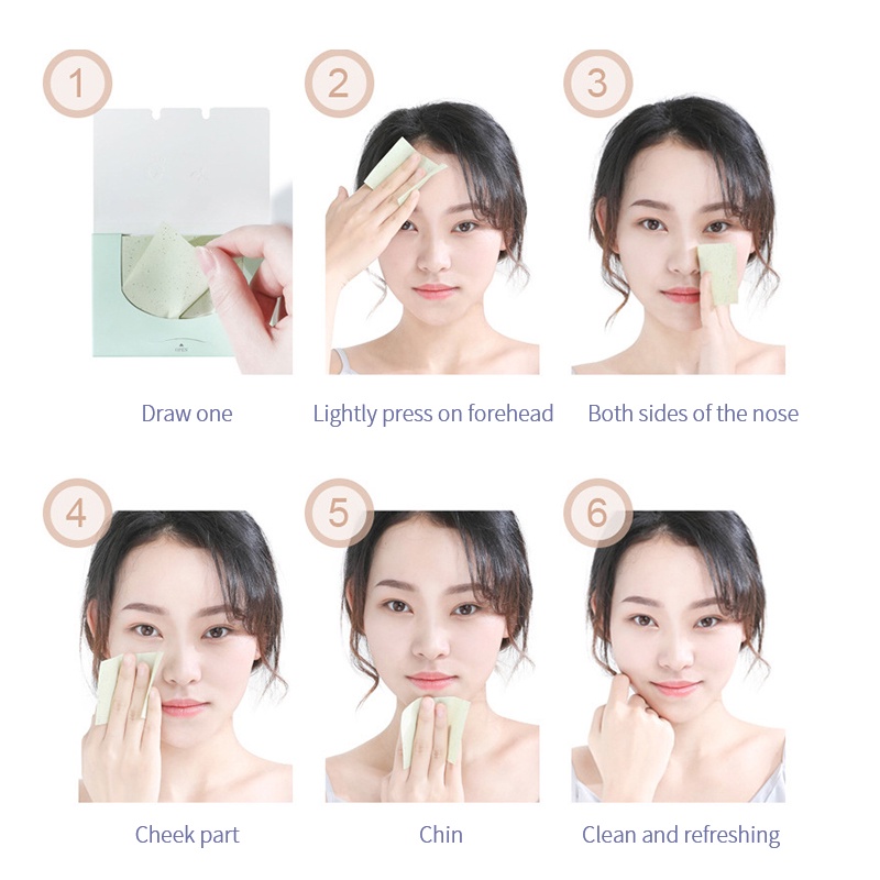 Bộ 100 tờ giấy thấm dầu SUMAX loại bỏ dầu thừa cho da mặt | BigBuy360 - bigbuy360.vn