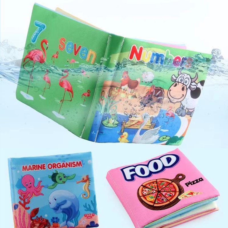 1 Sách Vải Mềm Có Âm Thanh Vui Nhộn Cho Bé