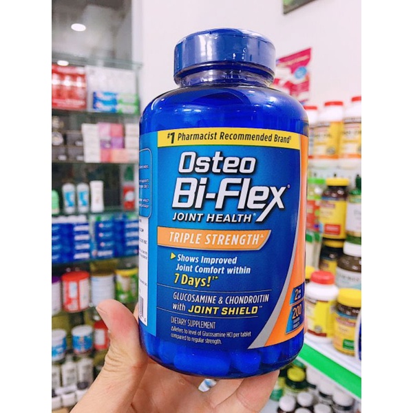 💊💊VIÊN UỐNG GLUCOSAMINE - SỤN CÁ MẬP ,GIÚP BỔ XƯƠNG SỤN KHỚP OSTEO BI-FLEX TRIPLE STRENGTH MỸ ,CẢI THIỆN VÀ Giảm đau