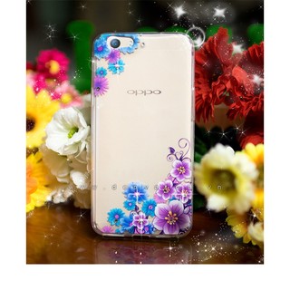 Ốp lưng oppo f1s a59 dẻo hình hoa