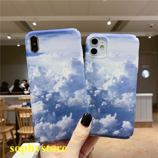 Ốp điện thoại cứng hình đám mây và bầu trời cho IPHONE 11 PRO MAX XS MAX XR X XS 7 8 6 6S PLUS