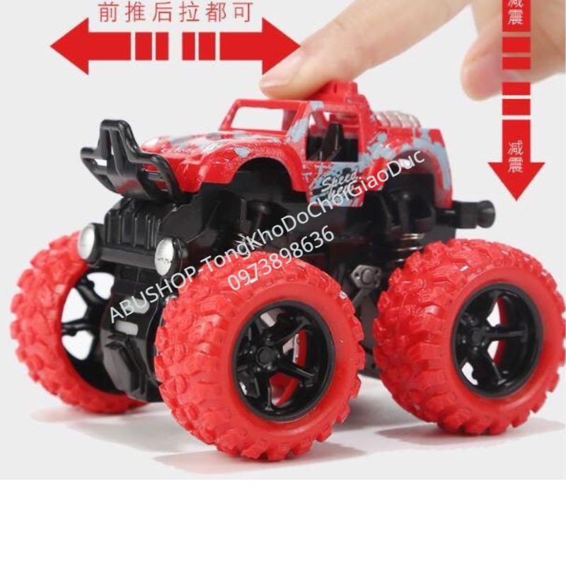 Xe địa hình - Đồ Chơi Ô TÔ Xe Địa Hình Bánh Đà Thử Thách Chướng Ngại Vật Siêu Khỏe
