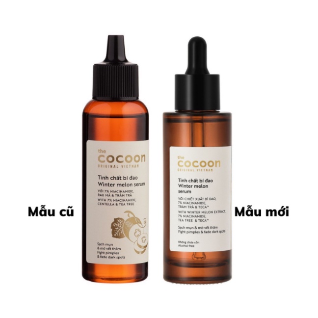 Tinh chất Bí Đao Cocoon Winter Melon Serum Sạch Mụn Và Mờ Thâm 70ml Mẫu Mới | Mẫu Cũ - daothinhuquynh