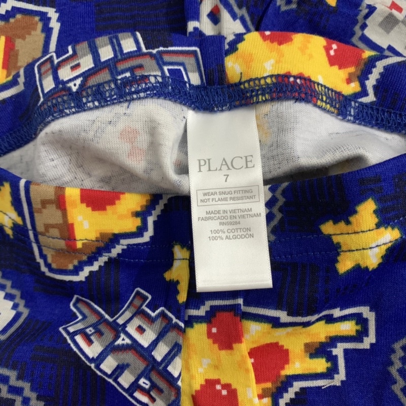 Bộ Quần Áo Quần Đùi Tay Ngắn Cho Bé PLACE Hàng Xuất Dư Xịn Chất Mịn Đẹp 100% Cotton In Hình Pizza Dễ Thương