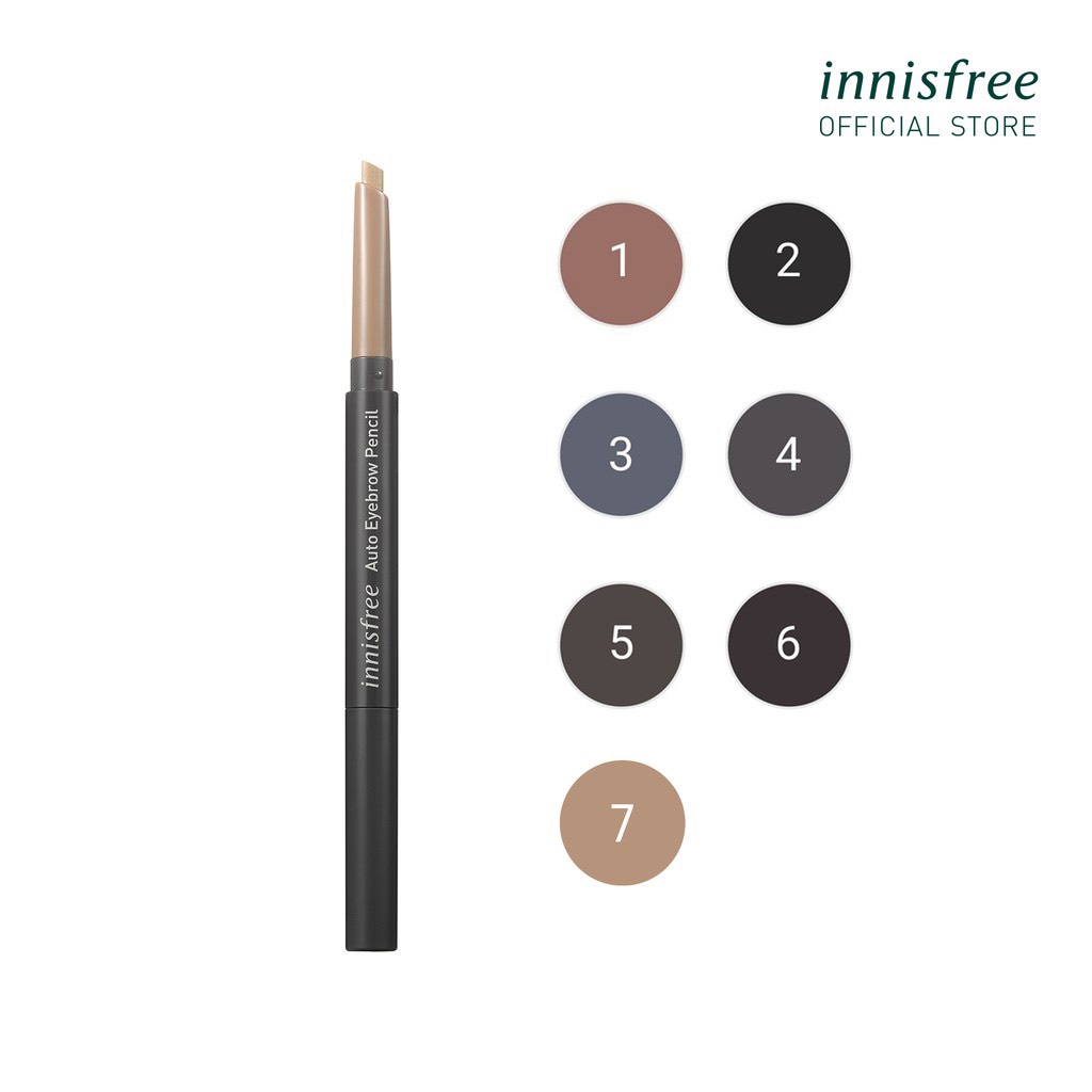 ( Mẫu 2022) Chì Kẻ Mày Ngang Thế Hệ Mới Innisfree Auto Eyebrow Pencil