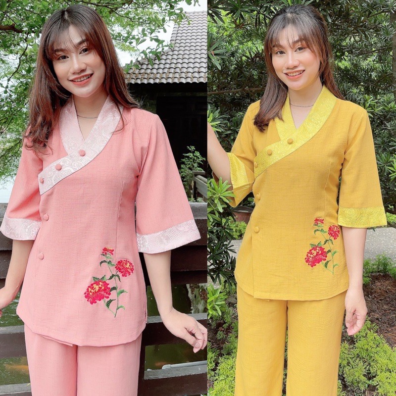 Đồ Lam Đi Chùa # Lụa Lạnh