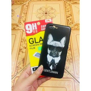 Ốp lưng thời trang in hình dành cho Oppo A3s Tặng kính cường lực