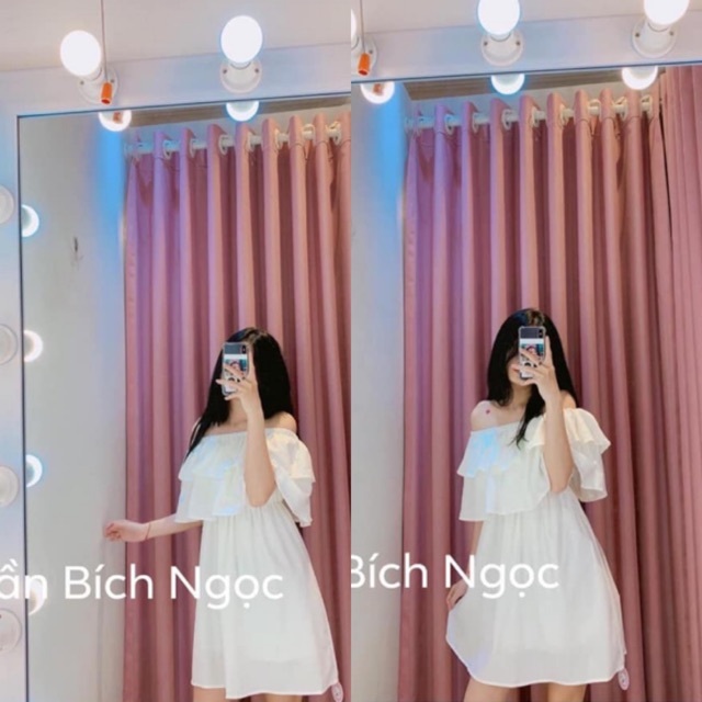 ĐẦM TRỄ VAI - ĐẦM LILY DRESS ( KÈM ẢNH THẬT TRẢI SÀN ) | BigBuy360 - bigbuy360.vn