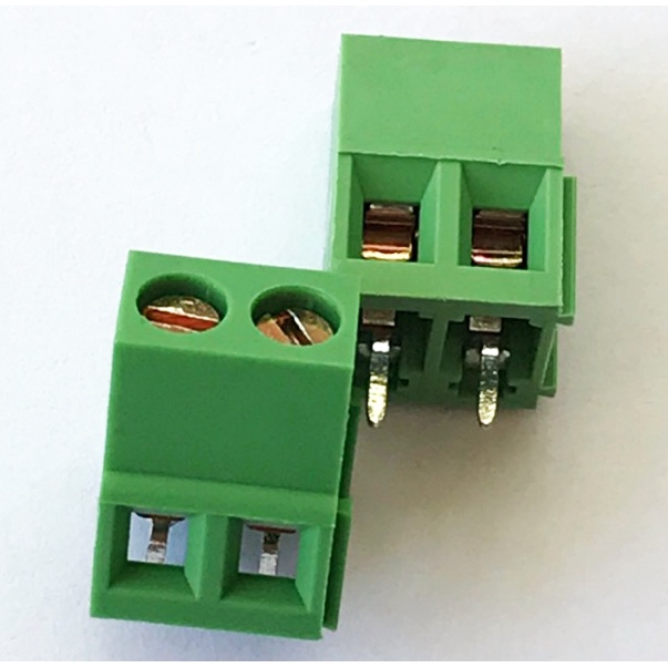 Domino (2 or 3 chân) / Terminal Block 2 or 3 pins (Green) / Cọc nguồn cầu đấu nguồn / Phụ Kiện Điện Tử