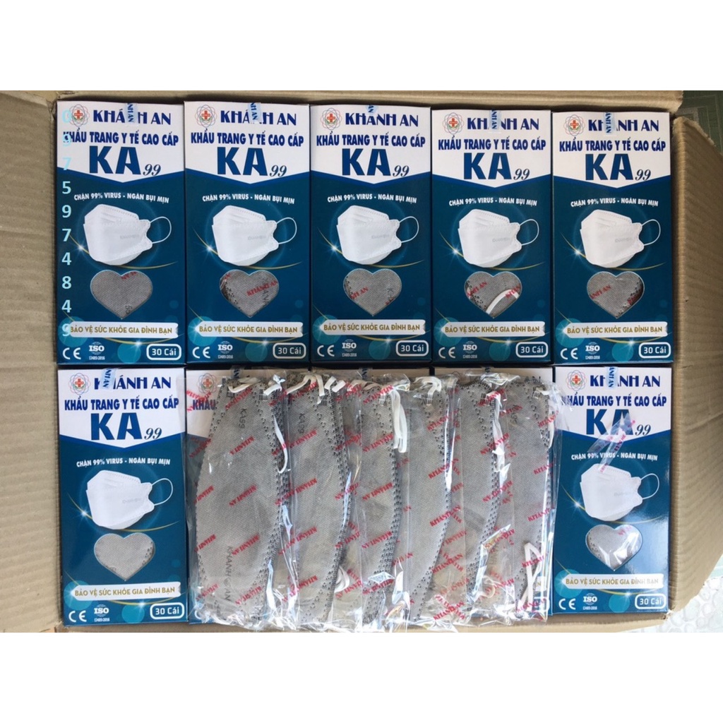 KHẨU TRANG KHÁNH AN KF99 HỘP 30 CÁI