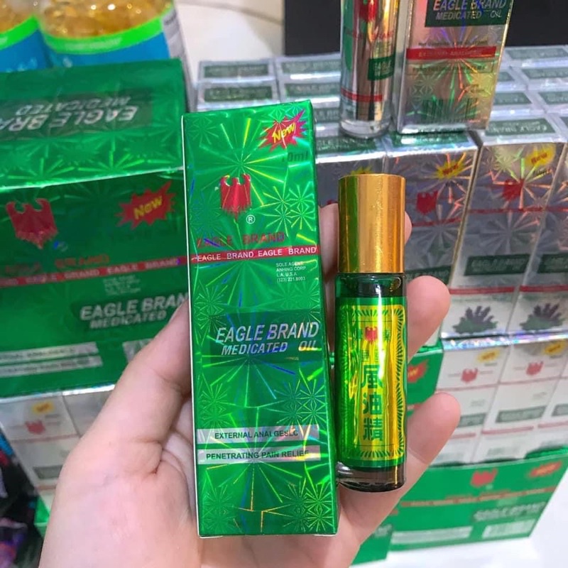 Dầu Gió Con ó dạng lăn 12ml Eagle Brand của Mỹ