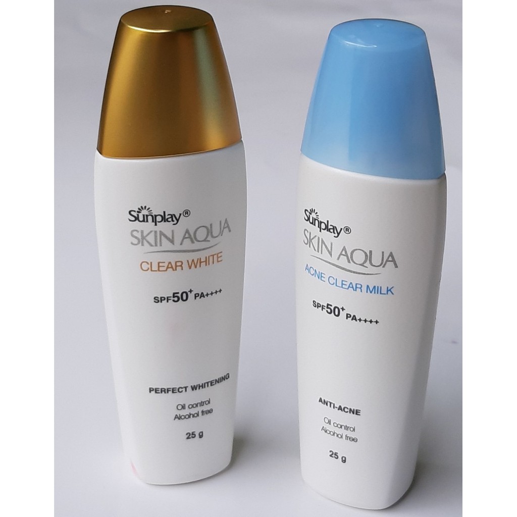 Lót Trang Điểm nhẹ tênh Chống nắng Kiểm soát dầu Sunplay Skin Aqua Clear White SPF 50+ PA++++ 25g | BigBuy360 - bigbuy360.vn