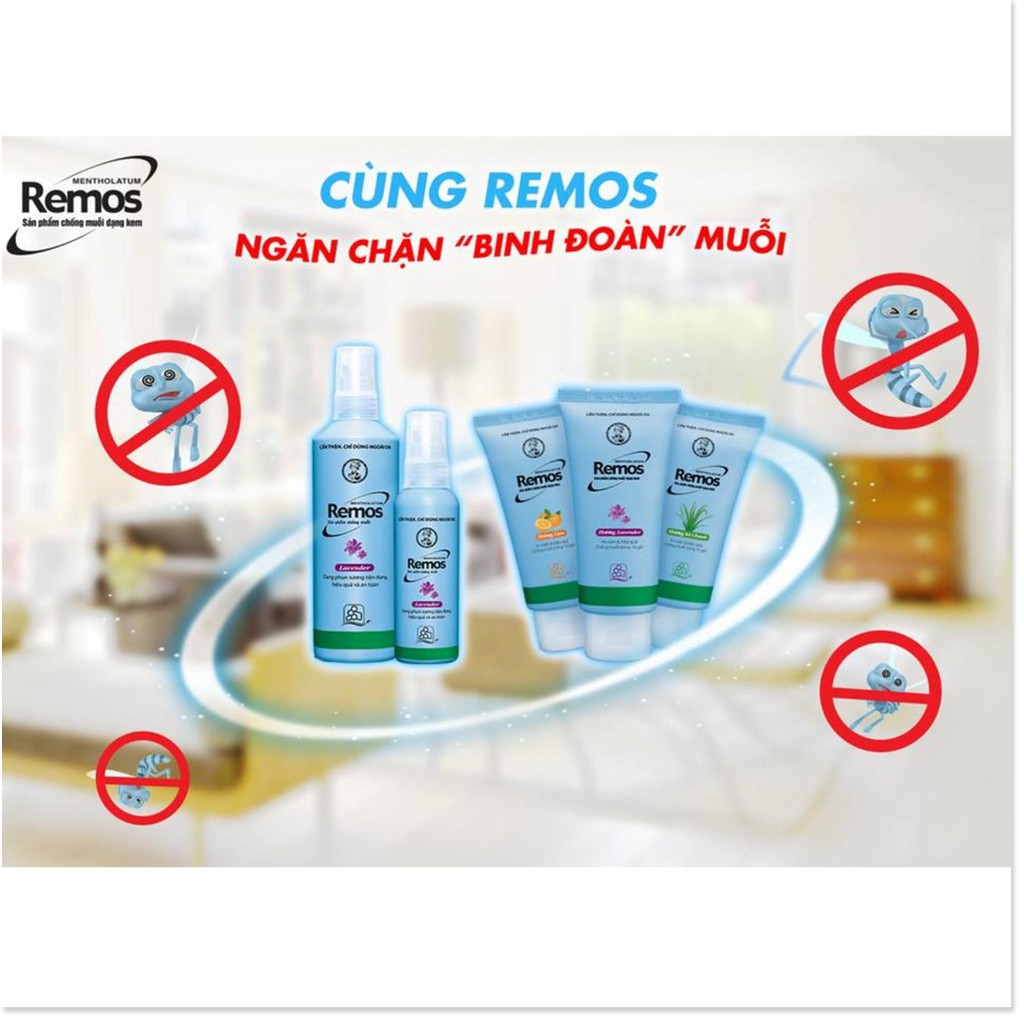 Xịt Chống Muỗi Remos - 60ml Và 150ml