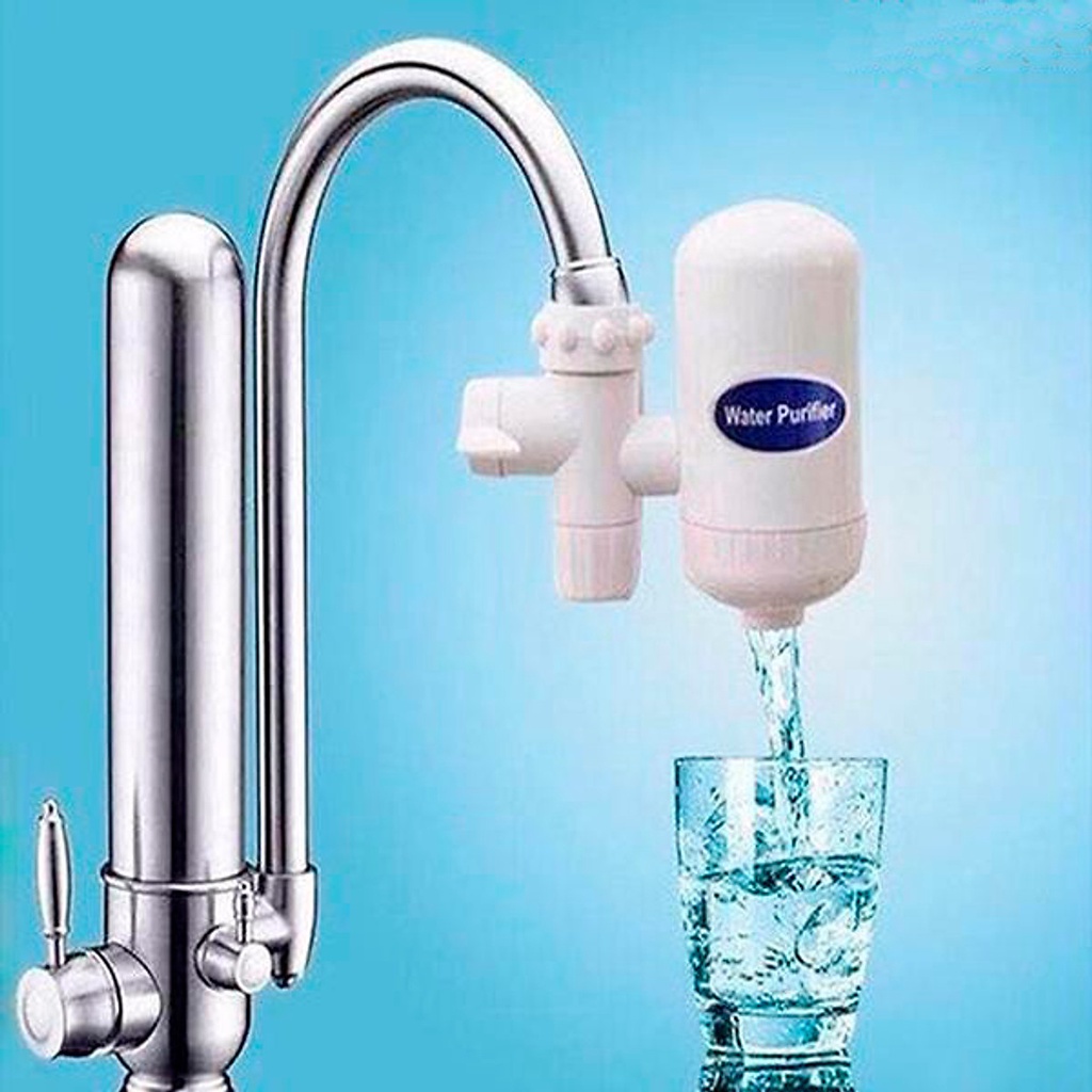 Đầu lọc nước tại vòi Water Purifier, máy lọc nước uống trực tiếp tại vòi, lõi lọc nước 4 lớp