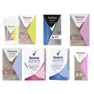 Lăn khử mùi Rexona Maximum Protection, các loại, 45ml - 50ml.