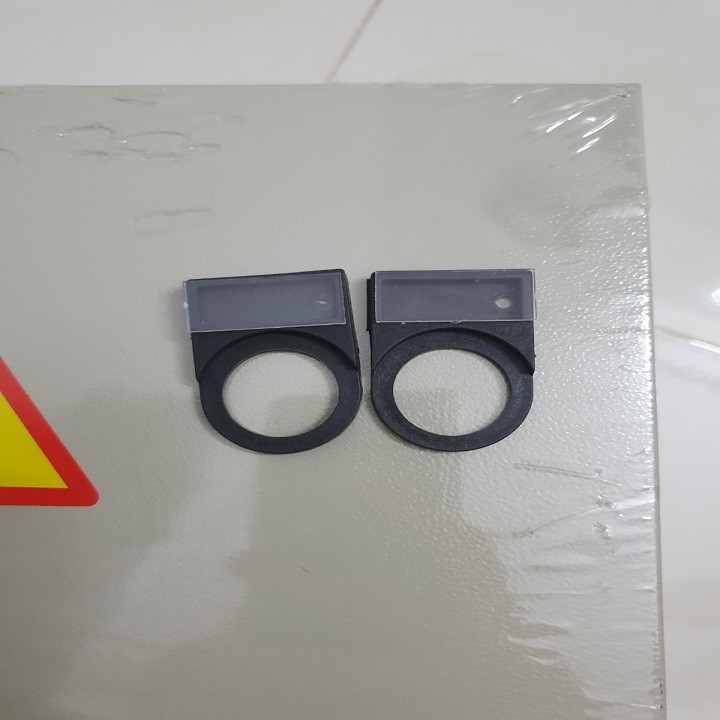 Mác ghi tên đèn báo pha, nút nhấn - Bộ 10 cái