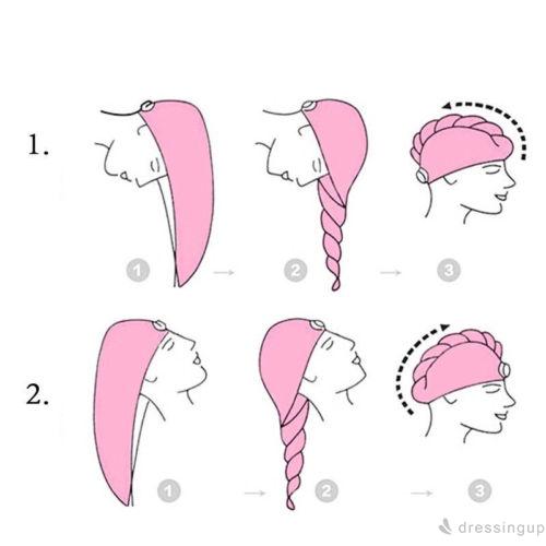 MICROFIBER (Hàng Mới Về) Mũ Trùm Tóc Khi Tắm Làm Từ Sợi Siêu Nhỏ Cho Nữ