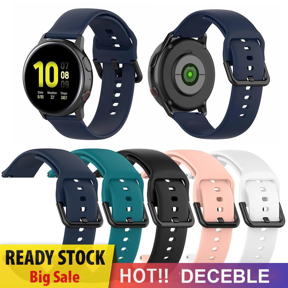 Deceble Silicone Watch Band Strap for Samsung Galaxy Watch Active 2 40mm 44mm L