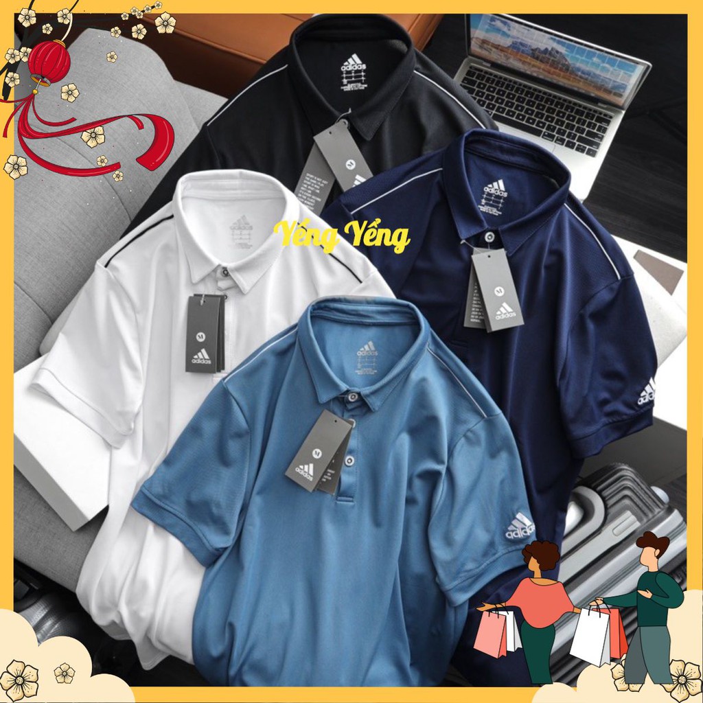 [Mã SKAMA06 giảm 8% tối đa 50K đơn 250K] ANA19 - ÁO POLO NAM THÊU DA.S VIỀN VAI