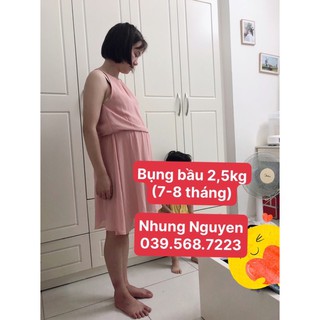 Bụng bầu giả 2500g (bụng bầu silicon size 7-8 tháng) có ảnh thật