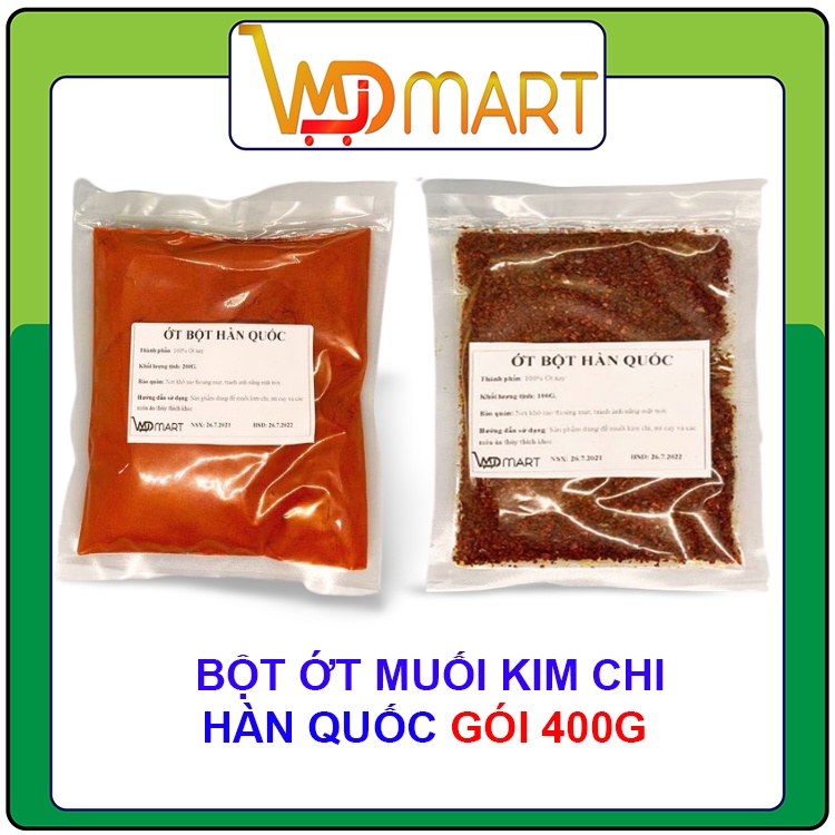 Bột ớt Hàn quốc dùng muối kim chi, làm mì cay,...