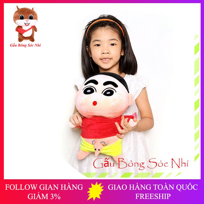 Gấu Bông Shin Cậu Bé Bút Chì Ngộ Nghĩnh 💥 FREESHIP 💥 Gấu Bông Sóc Nhí