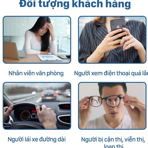 Máy Massage Mát Xa Giảm Thâm Quầng Mắt Với 5 Chế Độ Khác Nhau Kết Hợp Massage Túi Khí Hỗ Trợ Xoa Bóp 360 độ C HY-01