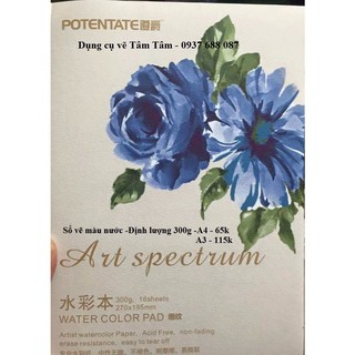 Sổ vẽ màu nước, Sketchbook màu nước , Canson màu nước