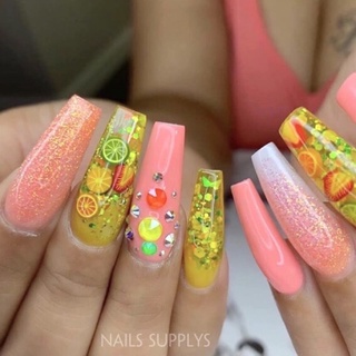 Charm nail trái cây-nail đất sét trang trí móng