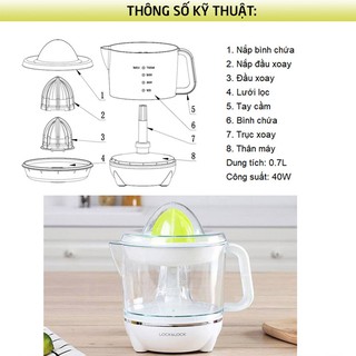 Máy Vắt Cam Lock&Lock EJJ231 - 700ml