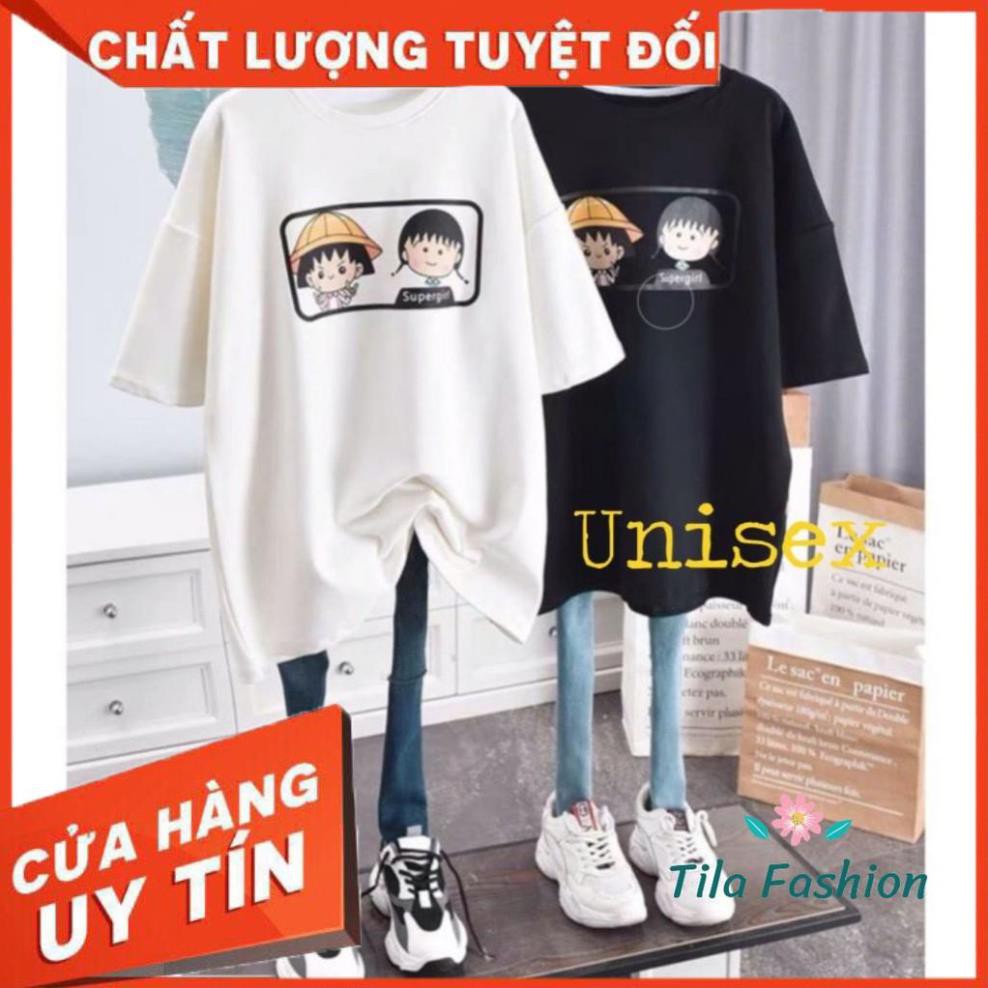 Áo Thun Unisex Nhóc Maruko [HÌNH THẬT+CLIP SHOP TỰ QUAY