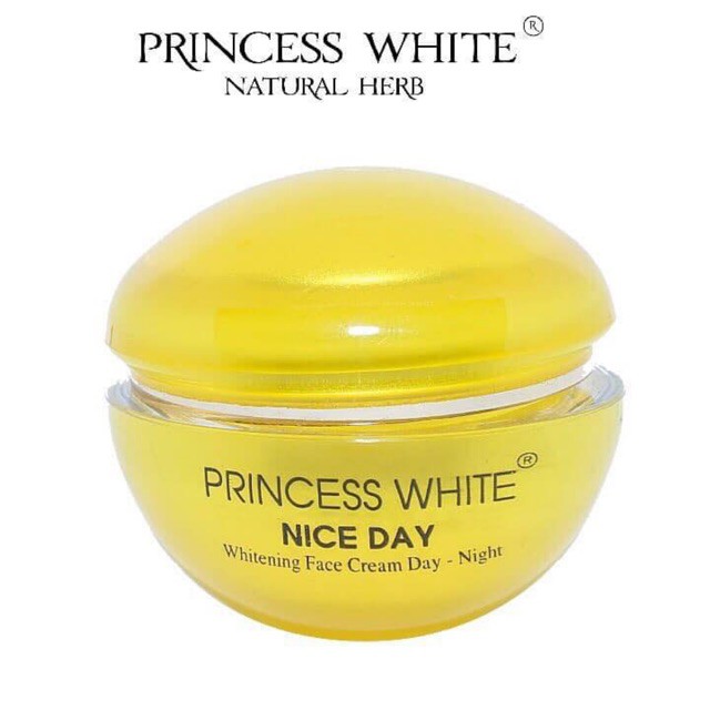 [ CHÍNH HÃNG] Kem Dưỡng Trắng Da Ngày Và Đêm Nice Day Princess White Hũ 22gr