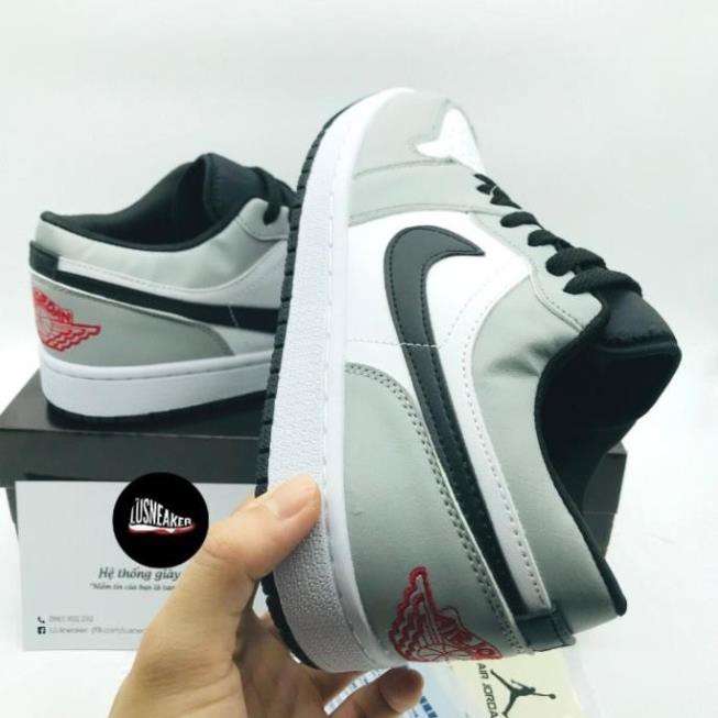 [Mã FAGREEN245 giảm tới 30K đơn 99K] Giày JD1 Xám 🔥ZÉP 11🔥 Jordan low smoker đủ size nam nữ 36-43/ LUSTORE | BigBuy360 - bigbuy360.vn