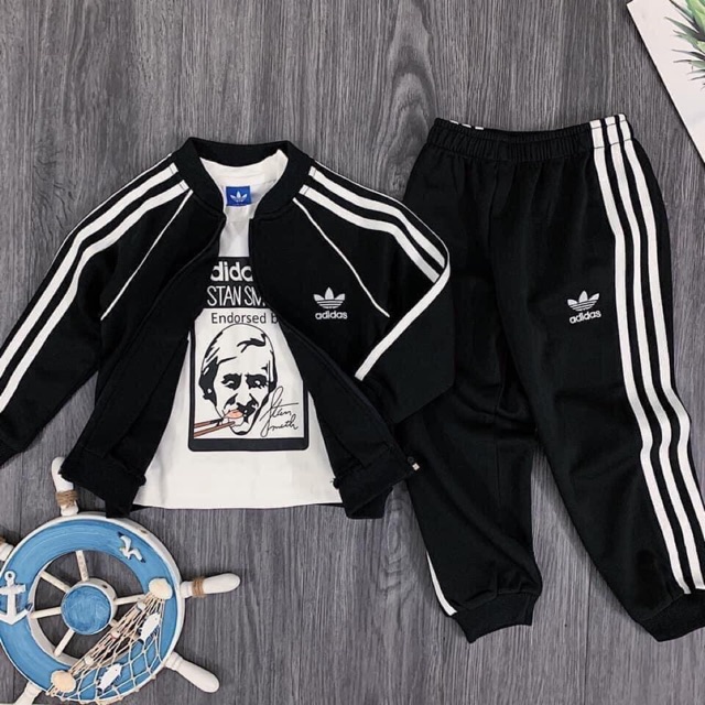 Set bộ nỉ adidas kid (có video hàng thật)