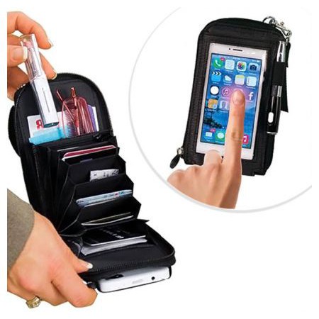 Ví cảm ứng đa năng đựng điện thoại , thẻ ATM - 9891