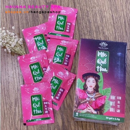 Mộc Quế Hoa Bách Y Sâm Dạng Cốm Hộp 30 gói x 2.5g (Mẫu Mới) - Thanh Nhiệt Giảm Mụn