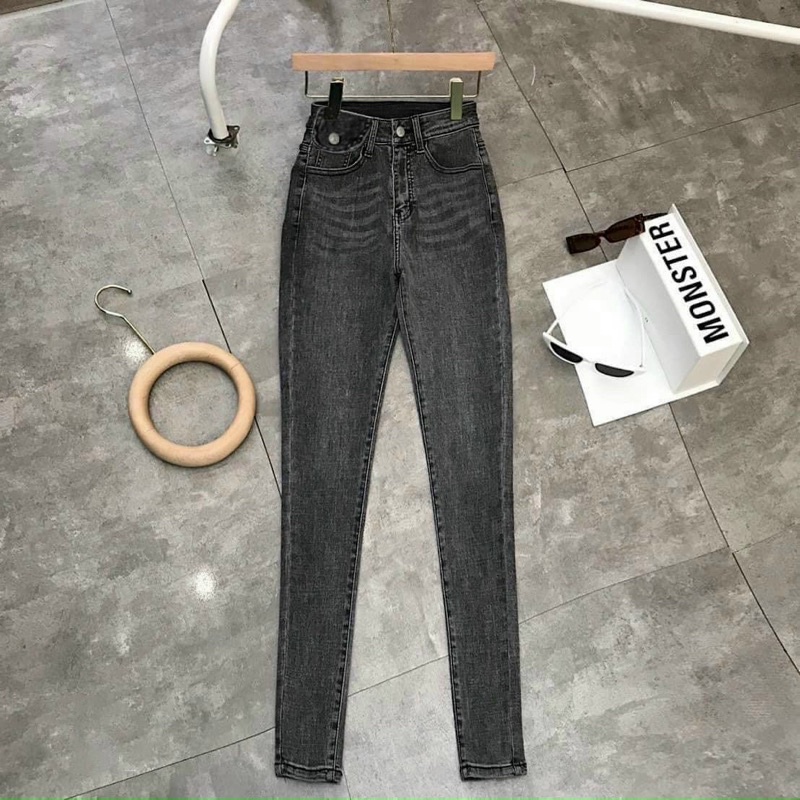 quần jeans co dãn lưng cao Bigsize 55kg-95kg