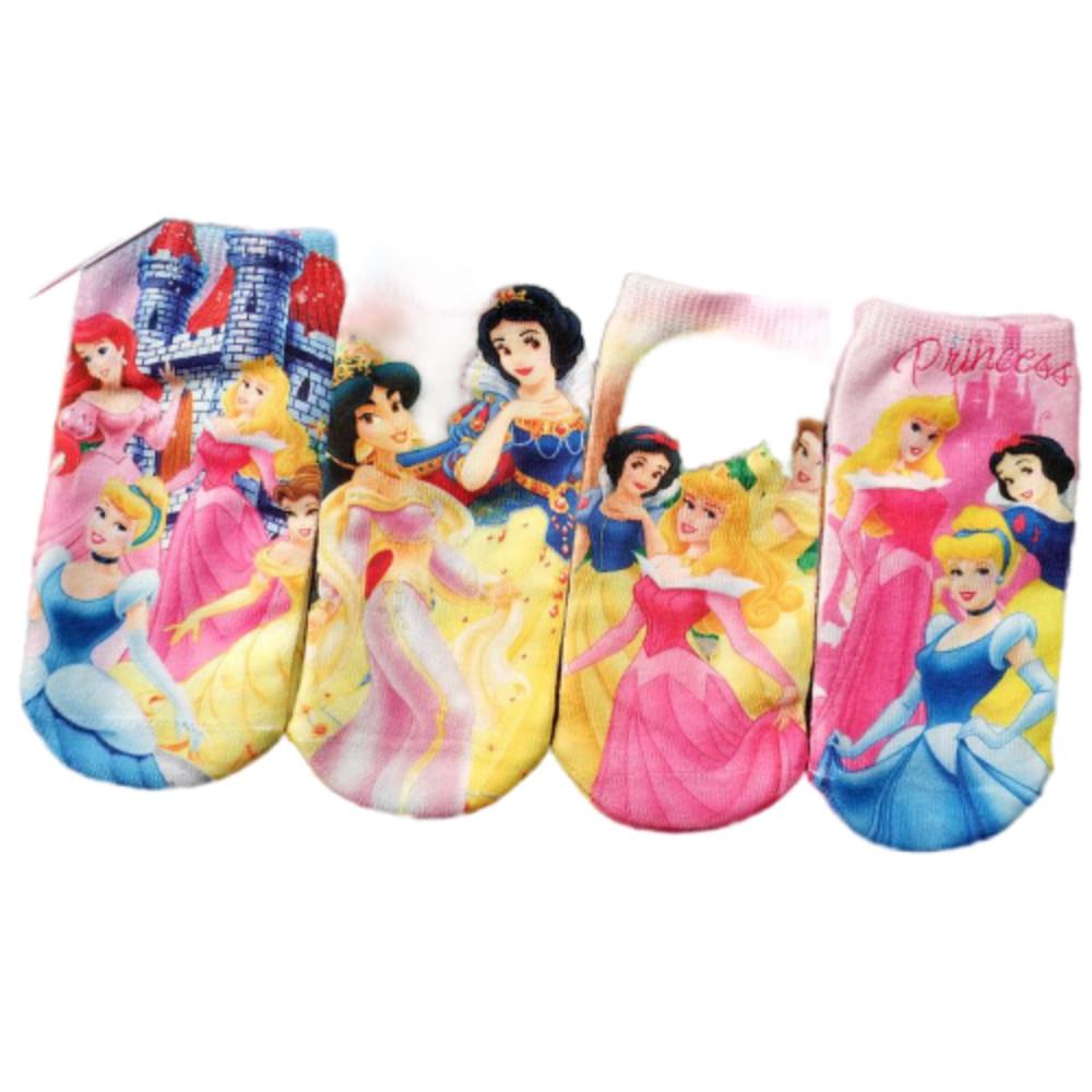 Bộ 4 Đôi Vớ In Hình Công Chúa Frozen Cho Bé Gái Từ 2-5 Tuổi