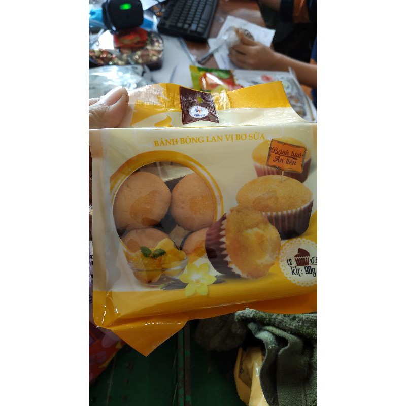 Bánh chà bông ăn sáng siêu ngon gói 80g hoặc 90g