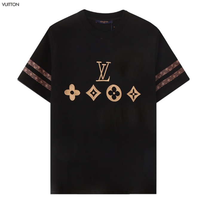 Áo Thun Ngắn Tay Thêu Chữ Thời Trang Cho Cặp Đôi