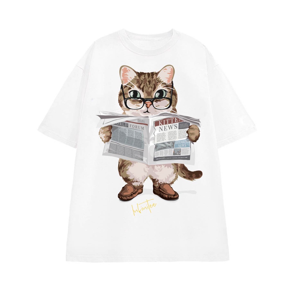 Áo thun INFINITEE Fni0725, Thun 100% Cotton - form rộng Unisex.