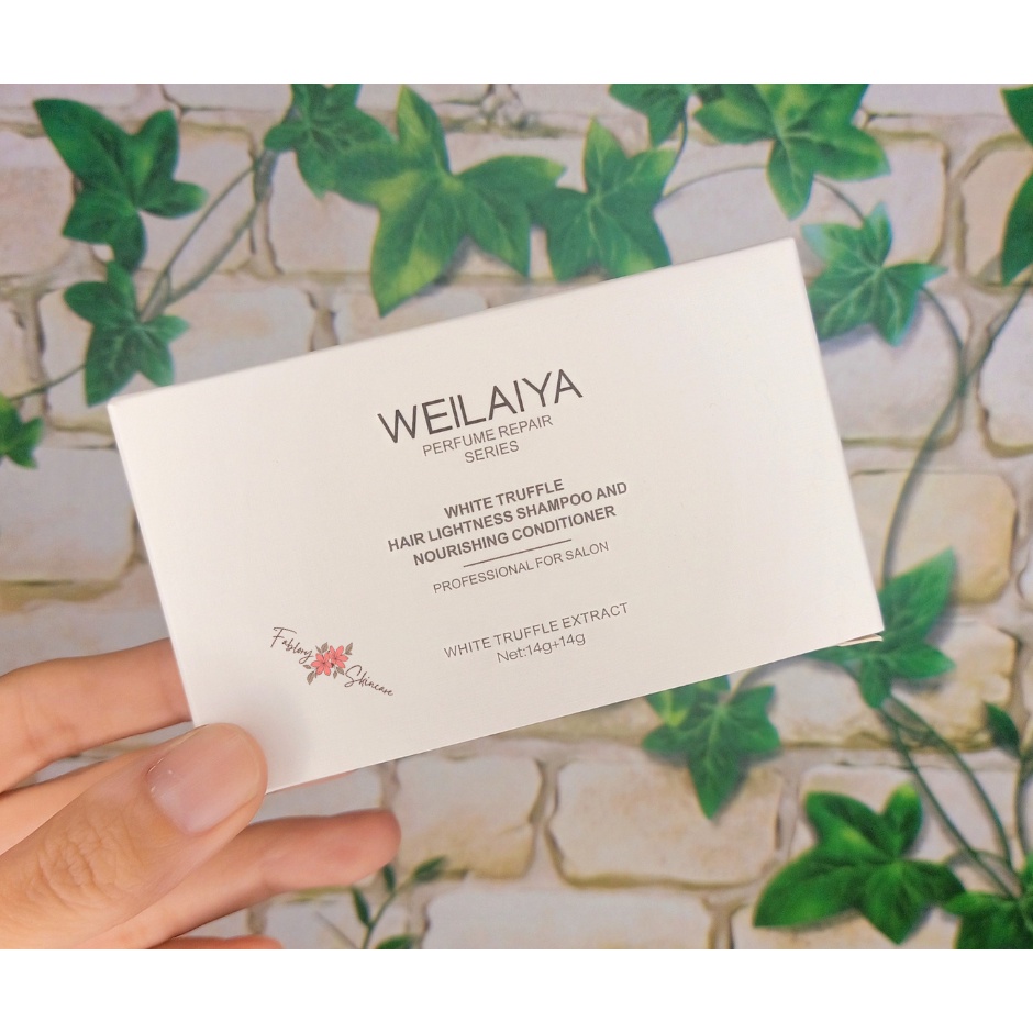 Dầu gội Weilaiya và dầu xả NẤM TRUFFLE phục hồi đa tầng cho tóc khỏe,mượt mà, thơm ngát mọi lúc mọi nơi cùng mini tiện