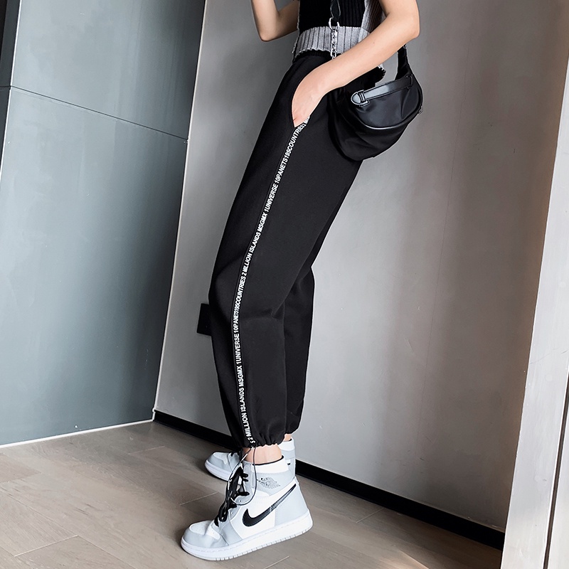 NRVP Quần Thể Thao Ống Rộng Phong Cách Thời Trang Hàn Quốc Dành Cho Nam Và Nữ