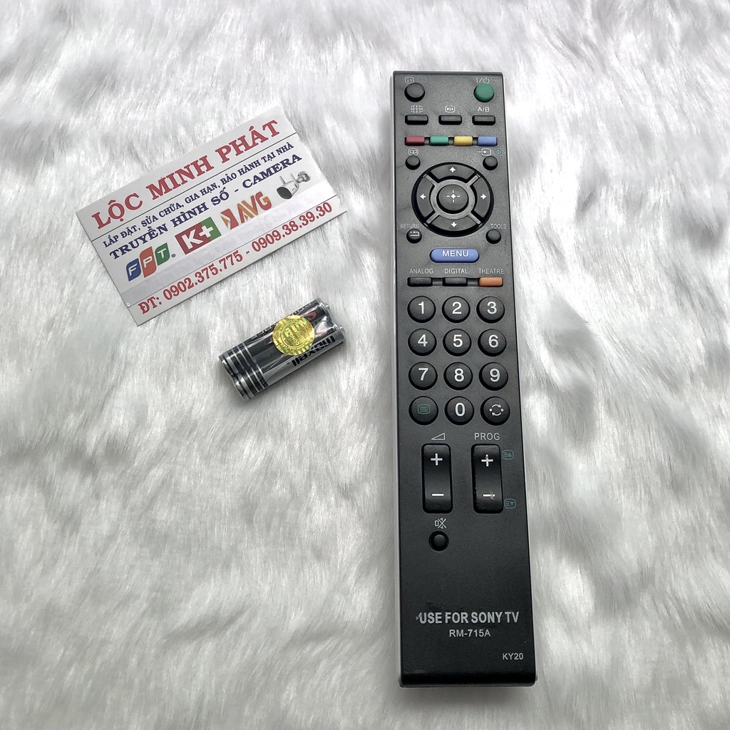 Remote Tivi Sony 715A hàng tốt